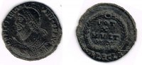 Antike - Römische Kaiserzeit AE-Centenionalis (Mittelbronze) AE-Centenionalis des Iulianus II., Rv.: In Kranz: VOT/X/MVLT/XX / HERACLA