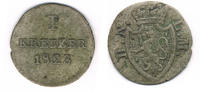 Nassau 1 Kreuzer Nassau, Herzog Wilhelm, Kursmünze 1 Kreuzer