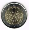 Frankreich 2 Euro 2-€-Sondergedenkmünze Frankreich 2014 Welt-Aids-Tag -