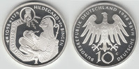 BRD 10 DM 10 DM, Hildegard von Bingen, PP (Spiegelglanz), 1998 G, in Kapsel!