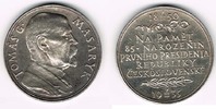 Tschechoslowakei Silbermedaille Tschechoslowakei, Silber-Medaille 1935 Tomas G. Masarky, siehe Scan