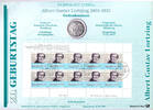 BRD 10 DM Deutschland, Numisblatt 1/2001 mit 10-Mark-Münze (10 DM) Albert Gustav Lortzing