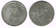 Jeton / Notgeld Spielhölle Monaco "5 Francs" Jeton Spielhölle Monaco, "5 Francs", Falschmünzerei Merkur, siehe Scan