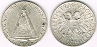 Österreich 5 Schilling Österreich 1935, 5 Schilling "Magna Mater Austriae", Erhaltung siehe S