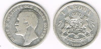 Schweden 1 Krona Schweden 1898, 1 Krone, Oskar II., Erhaltung siehe Scan!