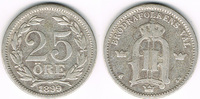 Schweden 25 Öre Schweden 1899, 25 Öre, Oskar II., Erhaltung siehe Scan!