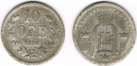Schweden 10 Öre Schweden 1876, 10 Öre, Oskar II., Erhaltung siehe Scan!