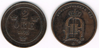 Schweden 2 Öre Schweden 1875, 2 Öre, Oskar II., Erhaltung siehe Scan!