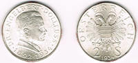 Österreich 2 Schilling Österreich, 2 Schilling 1934, Gedenkmünze Engelbert Dollfuss