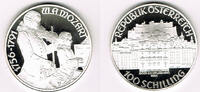 Österreich 100 Schilling Österreich, 100 Schilling, W. A. Mozart - Salzburg, Polierte Platte