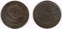 Spanien 10 Centimos Spanien 1877, 10 Centimos, Alfonso XII., Erhaltung siehe Scan!