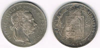 Haus Habsburg - Ungarn 1 Forint Franz Joseph, Ungarn, 1 Forint 1876, Erhaltung siehe Scan!