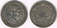 Österreich-Ungarn 5 Kronen Ungarn, Kursmünze 5 Kronen 1900, Kaiser Franz Josef I., siehe Scan!