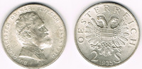Österreich 2 Schilling Österreich, 2 Schilling 1935, Gedenkmünze Dr. Karl Lueger