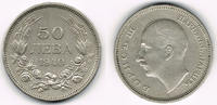 Bulgarien 50 Leva Bulgarien, 50 Leva 1940, Boris III., siehe Scan