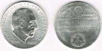 Deutsche Demokratische Republik 10 Mark DDR, Gedenkmünze 10 Mark "Georg Wilhelm Friedrich Hegel", siehe Scan!