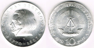 Deutsche Demokratische Republik 10 Mark DDR, Gedenkmünze 10 Mark "Ludwig van Beethoven", siehe Scan!