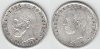 Rumänien 1 Leu Romania - Kursmünze 1 Leu, Carol I., Erhaltung siehe Scan!
