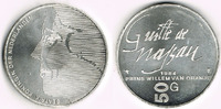 Niederlande 50 Gulden Silbergedenkmünze, 50 Gulden 400. Todestag von Wilhelm von Oranien"