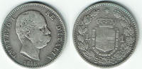 Italien 1 Lira Italien, Kursmünze, 1 Lira, Umberto I., Siehe Scan