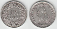 Schweiz 1/2 Franken Schweiz, Kursmünze Silber, 1/2 Franken 1928 B, Erhaltung siehe Scan!