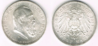 Bayern 5 Mark Kaiserreich, Bayern 5 Mark 1911 D, Prinzregent Luitpold, Erhaltung siehe Scan!