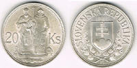 Slowakei 20 Kronen Slowakei 1941, 20 Kronen "Heiliger Kyrillos", siehe Scan!