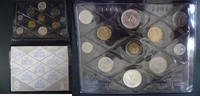Italien 1888 Lire (11 Münzen) Italien, Offizieller Kursmünzensatz 1988 inkl. 2 Silbergedenkmünzen, Selten!