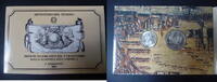 Italien 200 + 500 Lire Italien, 200 + 500 Lire "500 Jahre Entdeckung Amerikas - Delfin + Segelschi