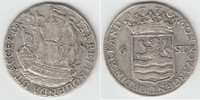 Niederlande - Provinz Holland 6 Stuiver Seeland, 6 Stuiver Kursmünze, Segelschiff, Erhaltung siehe Scan!