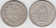 Schweden 50 Öre Schweden 1874, 50 Öre, Oskar II., Erhaltung siehe Scan!