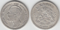Schweden 1 Krona Schweden 1883, 1 Krone, Oskar II., Erhaltung siehe Scan!