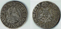 Haus Habsburg - Österreich 3 Kreuzer Ferdinand II., 3 Kreuzer 1635, Breslau, Erhaltung siehe Scan