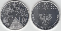 BRD 10 Euro Deutschland, 10-Euro-Silbergedenkmünze, 600 J. Konstanzer Konzil, Spiegelglanz