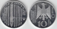 BRD 10 Euro Deutschland, 10-Euro-Silbergedenkmünze, 300 Jahre Fahrenheit-Skala, Spiegelglanz