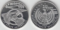 BRD 10 Euro Deutschland, 10-Euro-Silbergedenkmünze, 125 Jahre Automobil, Spiegelglanz (PP)