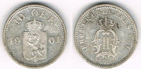 Norwegen 10 Öre Norwegen 1901, 10 Öre, Oscar II., Erhaltung siehe Scan!