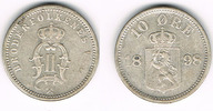 Norwegen 10 Öre Norwegen 1898, 10 Öre, Oscar II., Erhaltung siehe Scan!