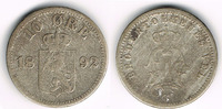 Norwegen 10 Öre Norwegen 1892, 10 Öre, Oscar II., Erhaltung siehe Scan!