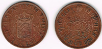 Indonesien - Niederländisch Ostindien 2 1/2 Cent Niederländisch-Ostindien 1920, 2 1/2 Cent Kursmünze, Erhaltung siehe Scan!