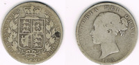 Großbritannien Half Crown Half Crown 1883, Viktoria, 14,14 g 500er Silber