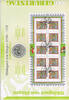 BRD 10 DM Deutschland, Numisblatt 2/1998 mit 10-Mark-Münze (10 DM) Hildegard v Bingen