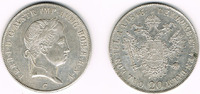 Haus Habsburg - Österreich 20 Kreuzer Ferdinand I., 20 Kreuzer 1846 C, Erhaltung siehe Scan!