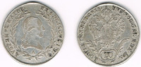 Haus Habsburg - Österreich 10 Kreuzer Franz II., 10 Kreuzer 1815 A, Erhaltung siehe Scan!