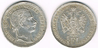 Österreich 1/4 Florin (1/4 Gulden) Franz Joseph I., 1/4 Florin 1862 A, Erhaltung siehe Scan!