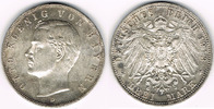 Bayern 3 Mark Kaiserreich, Bayern 3 Mark 1913 D, König Otto, siehe Scan