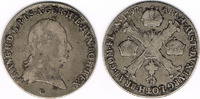 Haus Habsburg - Österreich 1/4 Kronentaler Franz II., 1/4 Kronentaler, Erhaltung siehe Scan!