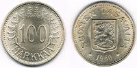 Finnland 100 Markkaa Finnland, Kursmünze 1960, 100 Markaa, siehe Scan!