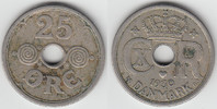 Dänemark 25 Öre Dänemark 1930, 25 Öre, Christian X., Erhaltung siehe scan! -