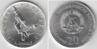 Deutsche Demokratische Republik 20 Mark DDR, Gedenkmünze 20 Mark "Carl Zeiss", Erhaltung siehe Scan!